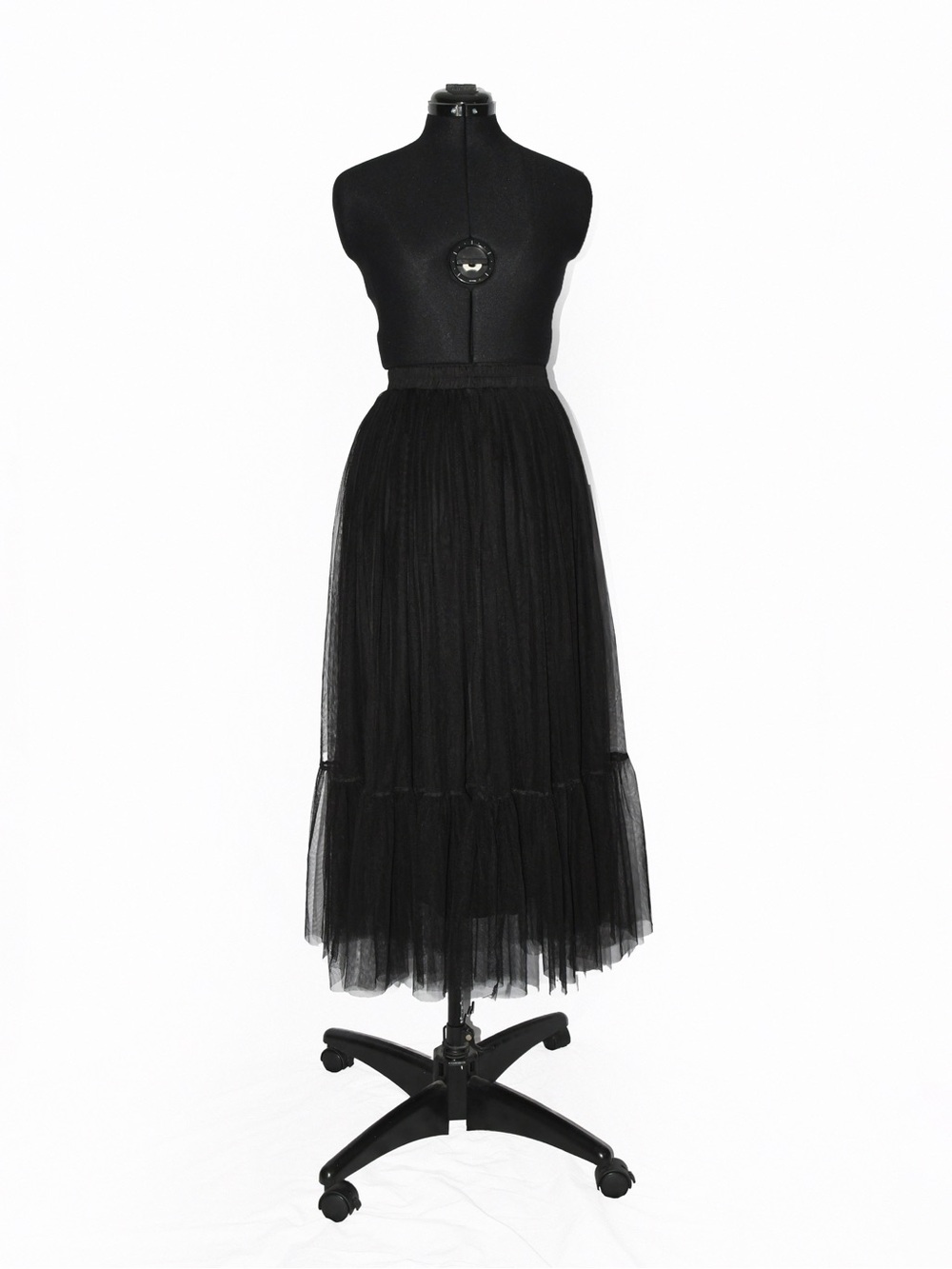 Strapless Black Lace Corset Tulle Skirt Set - Picture 9 of 11